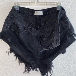 One Teaspoon Low Rise Distressed Bandits